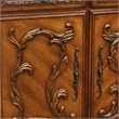 Bowery Hill 5-Drawer Wood Chest in Cherry Oak