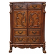 Bowery Hill 5-Drawer Wood Chest in Cherry Oak