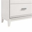 Bowery Hill Rectangular 6-Drawer Wooden Bedroom Dresser in White