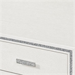 Bowery Hill Rectangular 6-Drawer Wooden Bedroom Dresser in White