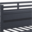 Bowery Hill Cargo Container Style Metal Twin over Twin Bunk Bed in Gunmetal
