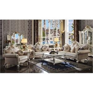 bowery hill handcrafted chair in patterned fabric and antique pearl