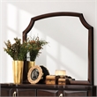 Bowery Hill Transitional Bedroom Mirror without Beveled Edge in Espresso