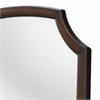 Bowery Hill Transitional Bedroom Mirror without Beveled Edge in Espresso
