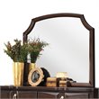 Bowery Hill Transitional Bedroom Mirror without Beveled Edge in Espresso