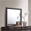 Bowery Hill Rectangular Bedroom Mirror with Beveled Edge in Rich Espresso