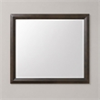 Bowery Hill Rectangular Bedroom Mirror with Beveled Edge in Rich Espresso