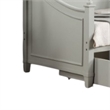 Bowery Hill Twin Daybed 4 Poster Design in Modern Light Gray Finish