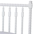 Bowery Hill Spindle Platform Bed Turned Bed Frame Full in White