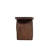 Bowery Hill Live Edge Solid Wood Rectangular Dining Bench in Brown