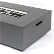 Bowery Hill Concrete Propane Natural Gas Fire Pit Table in Light Gray
