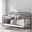 Bowery Hill Twin Metal Daybed with Minimalist Design in Bronze