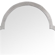 Bowery Hill Sleek Elongated Quatrefoil Frame Mirror in Silver