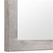 Bowery Hill Sleek Elongated Quatrefoil Frame Mirror in Silver
