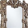 Bowery Hill 60 Inch Oversized Wall Mirror with Scrolled Carving in Bronze