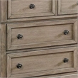 Bowery Hill Dresser with 1 Hidden Drawer and Weathered Look in Gray