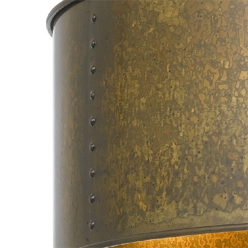Bowery Hill 60 x 3 Watt Round Frame Chandelier with 6 Foot Chain in Gold