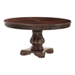 Bowery Hill 60 to 76 Inch Round Dining Table with Pedestal in Cherry