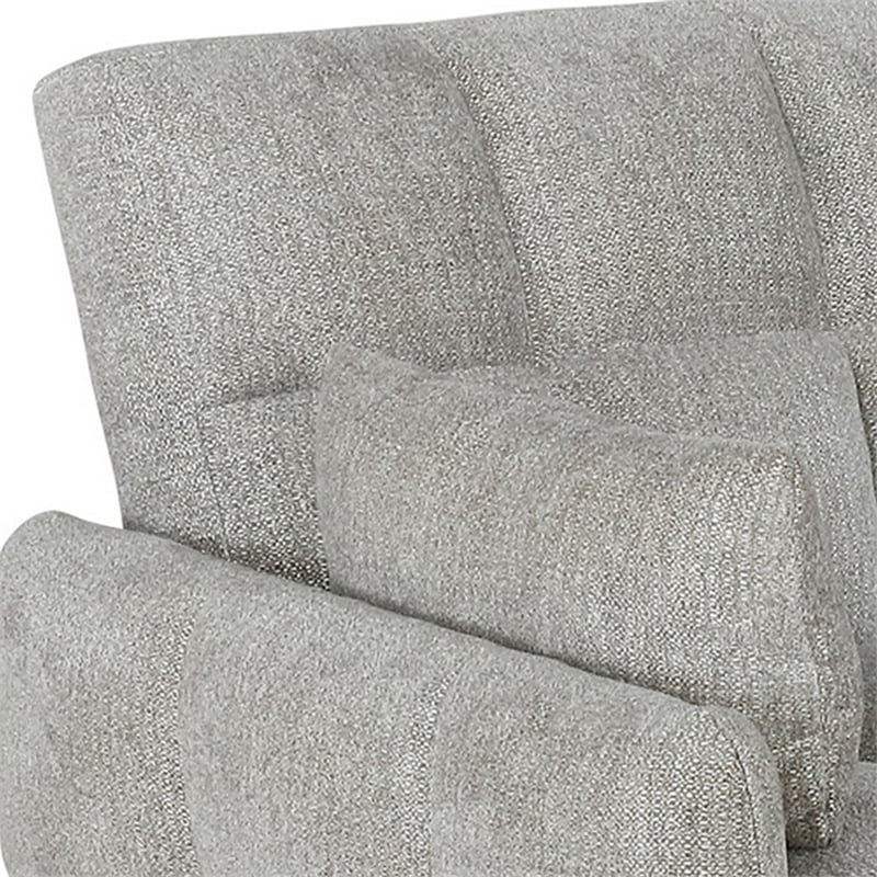 Bowery Hill 59 Inch Sleeper Sofa Bed Futon with Grid Tufting in Beige