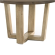 Bowery Hill 47 in Round Dining Table in Vintage Walnut Brown