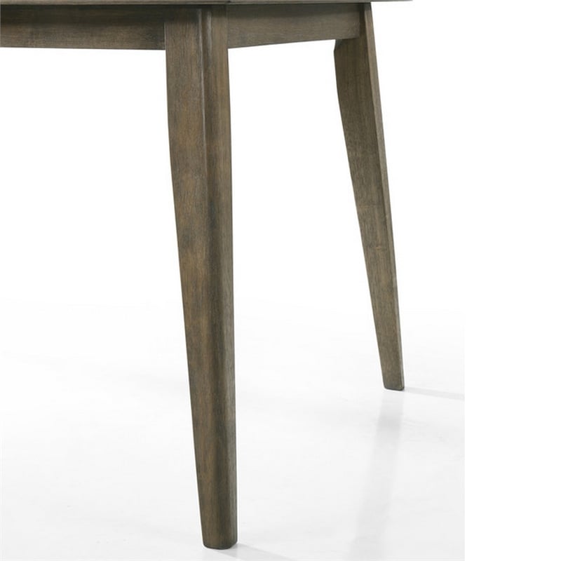 Bowery Hill 72 to 88 in Extendable Dining Table in Walnut Brown