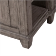 Bowery Hill Breakfront Server with Felt Lined Drawers in Riverstone Grey