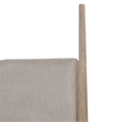 Bowery Hill King Panel Bed with Picture Frame Molding in Barley Buff Brown