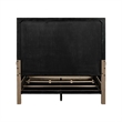 Bowery Hill Queen Panel Bed with Picture Frame Molding in Barley Buff Brown