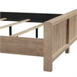 Bowery Hill California King Panel Bed with Frame Molding in Barley Buff