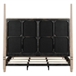 Bowery Hill California King Panel Bed with Frame Molding in Barley Buff