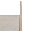 Bowery Hill California King Panel Bed with Frame Molding in Barley Buff
