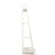 Bowery Hill 2 Piece Hall Tree with Mirror and Storage Drawer in White