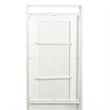 Bowery Hill 2 Piece Hall Tree with Mirror and Storage Drawer in White