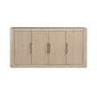 Bowery Hill Server with Faux Concrete Top and Hidden Drawers in Cloud White
