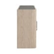 Bowery Hill Server with Faux Concrete Top and Hidden Drawers in Cloud White