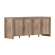 Bowery Hill 60 Inch 4 Door Sideboard with Soft Close Hinges in Brown