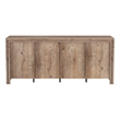 Bowery Hill 60 Inch 4 Door Sideboard with Soft Close Hinges in Brown
