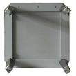 Bowery Hill Wooden End Table with Storage Drawer in Charcoal/Light Gray