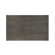 Bowery Hill Transitional Rubberwood Dining Table with X-Shaped Legs in Gray