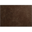Bowery Hill Adjustable Swivel Chair in Brown Top Grain Leather