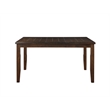 Bowery Hill Shaker-Style Counter Height Table with Leaf in Espresso