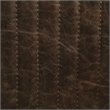 Bowery Hill Leather Adjustable Swivel Office Chair in Chocolate