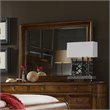 Bowery Hill Landscape Bedroom Mirror in Warm Chestnut Finish