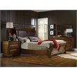 Bowery Hill Landscape Bedroom Mirror in Warm Chestnut Finish