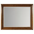 Bowery Hill Landscape Bedroom Mirror in Warm Chestnut Finish