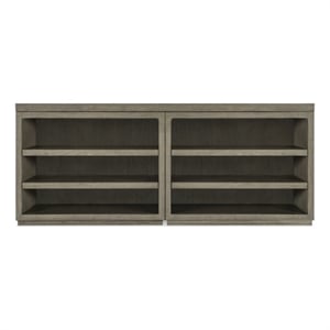 Bowery Hill 72in Home Office Credenza with Two Open Cabinets