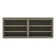 Bowery Hill 72in Home Office Credenza with Two Open Cabinets