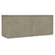 Bowery Hill 72in Home Office Credenza with Two Open Cabinets