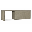 Bowery Hill 96in Home Office Desk with File and Open Cabinet