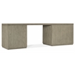Bowery Hill 96in Home Office Desk with One File and Open Cabinet